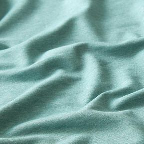 French Terry chiné fin – vert/gris, 
