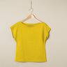 Jersey coton Medium Uni – jaune soleil,  thumbnail number 6