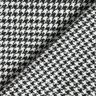 Tissu pour manteau Mélange de laine Motif pied-de-poule pailleté – noir/écru,  thumbnail number 4