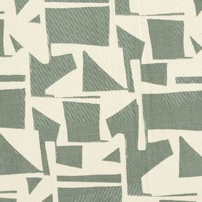 Tissu de d&eacute;coration Jacquard Texture abstraite &ndash; roseau/&eacute;cru, 