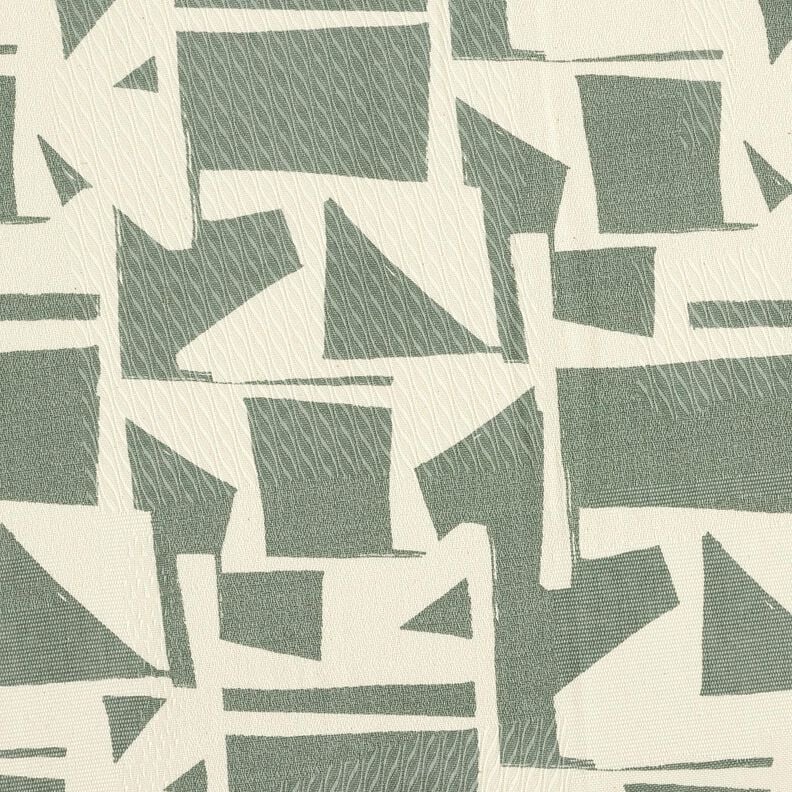 Tissu de décoration Jacquard Texture abstraite – roseau/écru,  image number 1