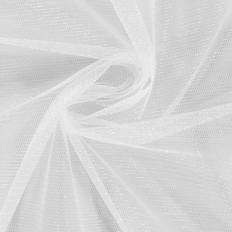 Tulle scintillant – blanc,  image number 2