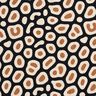 Tissu de décoration Semi-panama motif léopard abstrait – noir/noix de cajou,  thumbnail number 1