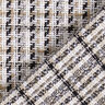Tissu brut pour manteau Carreaux à fil scintillant – blanc/beige,  thumbnail number 5