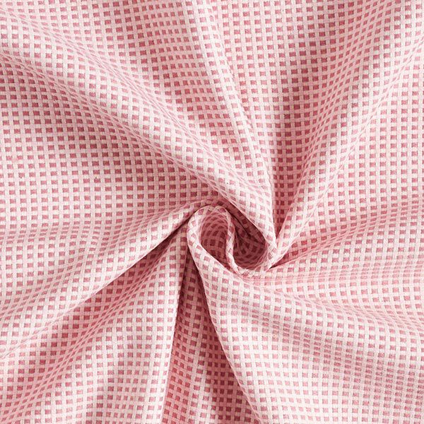 Tissu de décoration Jacquard Structure unie – rose/blanc, image number 3