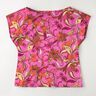 Jersey viscose zarte Blumen – pourpre/rouge feu,  thumbnail number 5