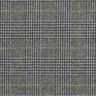 Drap de laine Prince de Galles – gris foncé/jaune,  thumbnail number 1