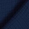 GOTS Tissu triple gaze de coton – bleu nuit,  thumbnail number 5
