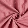Mousseline imprimé feuille Rectangle | by Poppy – vieux rose,  thumbnail number 3