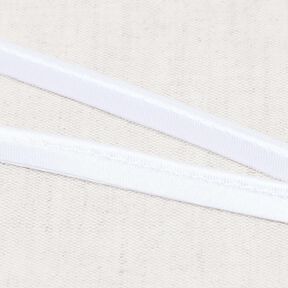 Satin Galon passepoil [10 mm] – blanc, 