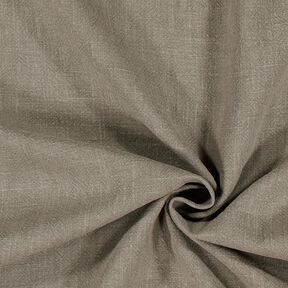 Tissu de Ramie–Mix stonewashed, qualité lourde – taupe foncé, 