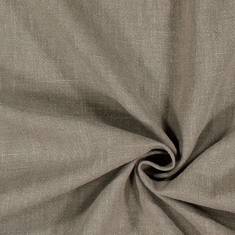 Tissu de Ramie–Mix stonewashed, qualité lourde – taupe foncé, image number 1