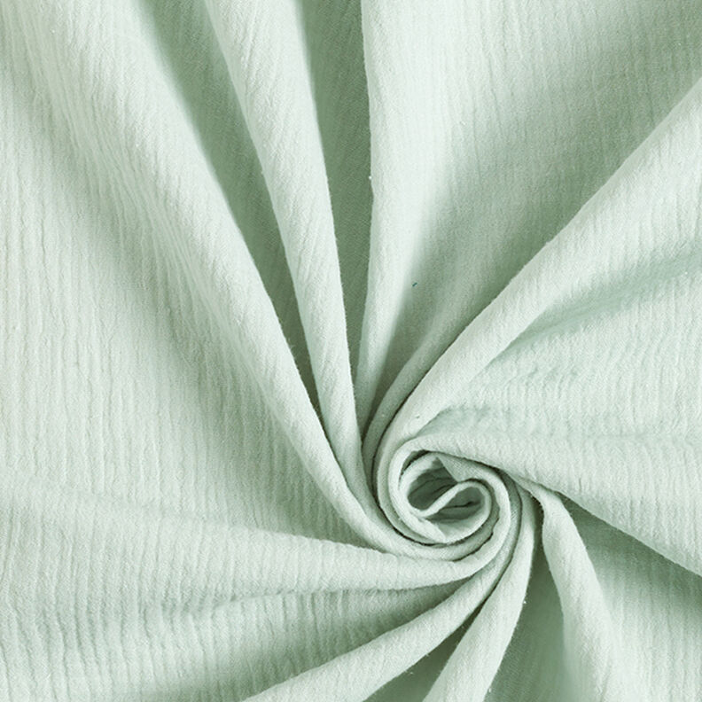 Tissu double gaze de coton – menthe,  image number 1
