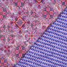 Tissu matelassé Double face Losanges | Poppy Fabrics – lilas bleu/brun-marron,  thumbnail number 1