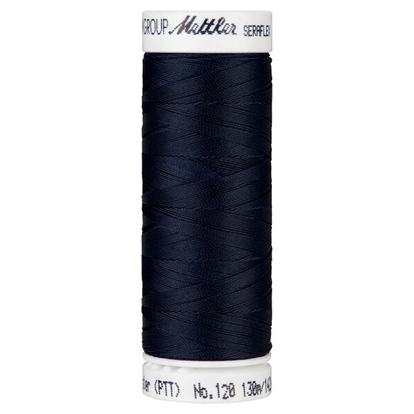 Fil à coudre Seraflex pour coutures élastiques (0821) | 130 m | Mettler – bleu nuit, image number 1