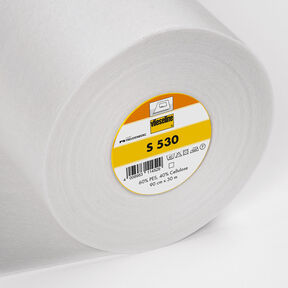 S 530 Entoilage chabraque fort thermocollant | Vlieseline – blanc, 