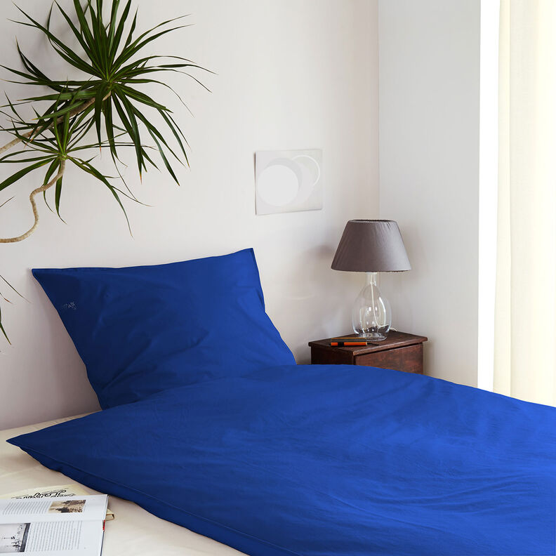 Tissu en coton Cretonne Uni – bleu roi, image number 6