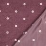 Tissu teddy Petites fleurs brodées | Poppy Fabrics – vieux rose foncé,  thumbnail number 4