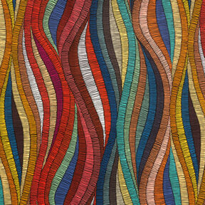 Tissu d’extérieur Canvas Ethno – orange, 