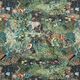 Tissu de décoration Gobelin jungle – noir/vert foncé,  thumbnail number 1