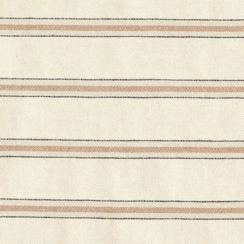 Tissu pour chemise en coton mélangé à fines rayures – beige/dune,  image number 1