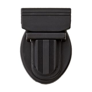 Fermoir pour sacs [ 38x26 mm ] – noir, 