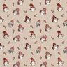 Jersey coton Têtes de lutins – amande,  thumbnail number 1