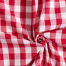 Tissu en coton Vichy à carreaux 1,7 cm – rouge/blanc,  thumbnail number 3