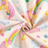 Tissu de décoration Semi-panama Licornes – rose clair,  thumbnail number 4