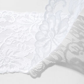 Dentelle élastique [150 mm] – blanc, 