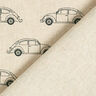 Tissu de décoration Semi-panama coccinelle mini VW – nature/noir,  thumbnail number 4