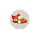 Bouton polyester 2 trous Recycling Renard [Ø15 mm] – beige, 