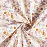 Tissu en coton Cretonne oiseaux abstraits – écru/violet pastel,  thumbnail number 3