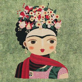 Panel Gobelin artiste – vert/rouge, 