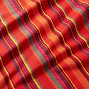 Extérieur Tissu pour chaise longue Rayures verticales 44 cm – framboise/rouge feu, 
