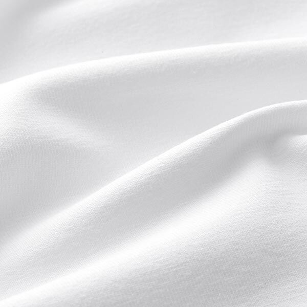 Jersey coton Medium uni – blanc,  image number 4