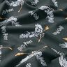Jersey coton Tissu sous licence Harry Potter, Hedwige avec un balai | Warner Bros. – gris schiste,  thumbnail number 2
