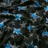 French Terry Sweat d’été Variations sur les étoiles | Glitzerpüppi – noir/bleu,  thumbnail number 2