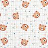 Popeline coton Tissu peluche à carreaux Impression numérique – blanc/roseau,  thumbnail number 1