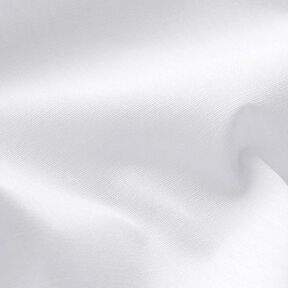 Tissu en polyester et coton mélangés, facile d’entretien – blanc, 