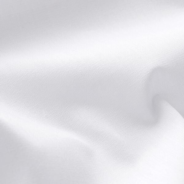 Tissu en polyester et coton mélangés, facile d’entretien – blanc,  image number 2
