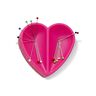 Coussin à épingles magnétique cœur [ Dimensions :  80  x 80  x 26 mm  ] | Prym Love – rose vif,  thumbnail number 1