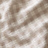 Tissu en coton à carreaux structurés – blanc/noix de cajou,  thumbnail number 2