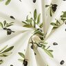 Tissu de décoration Semi-panama Olives – écru/olive foncé,  thumbnail number 4