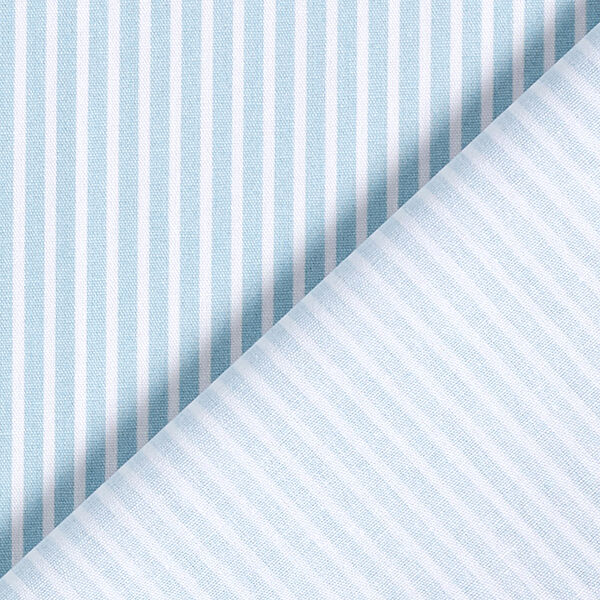 Popeline coton Rayures – bleu clair/blanc,  image number 4