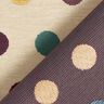 Tissu de décoration Gobelin Pois de confettis – beige clair/rouge,  thumbnail number 4