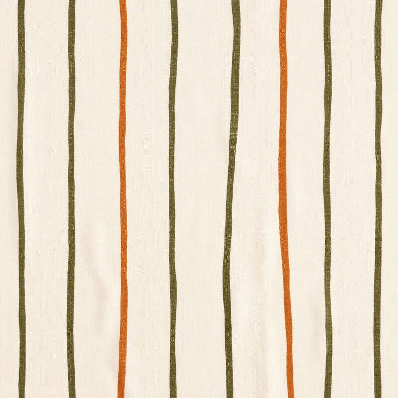 Tissu viscose structuré Rayures colorées – écru,  image number 1