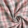 Tissu pour manteau carreaux – rose/gris clair,  thumbnail number 3