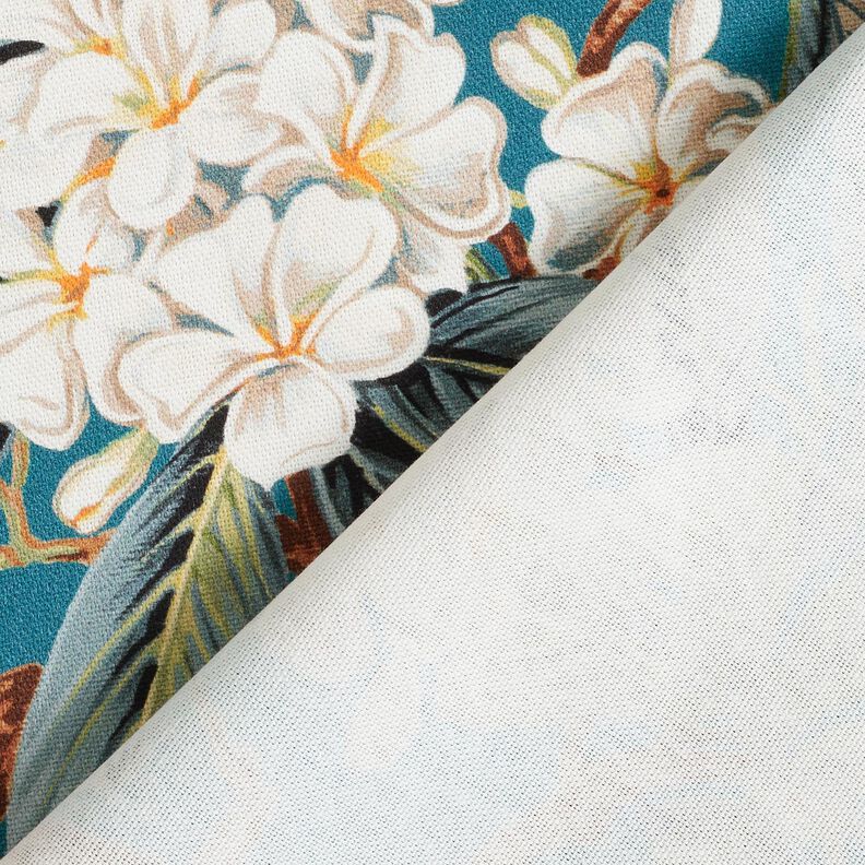 Tissu de décoration Canvas Arbre en fleurs – bleu océan,  image number 4
