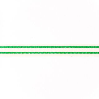 Ruban tissé Coton rayures – vert, 